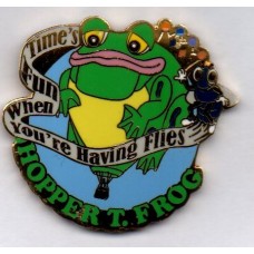 Hopper T. Frog Times Fun When Youre Having Flies Gold